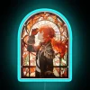 Add vibrant stained glass Diluc aesthetic to your gaming space