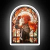 Vintage Inspired Stained Glass Effect RGB Color Changing Neon Sign Display