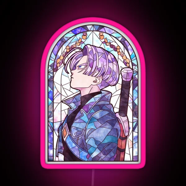 Stained Glass Future Fighter RGB Neon Sign