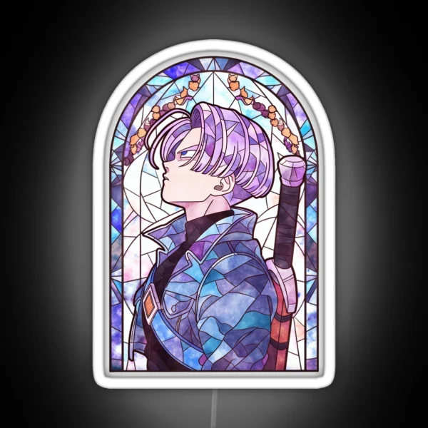 Stained Glass Future Fighter RGB Neon Sign