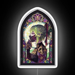 Stained Glass Kuki Shinobu RGB Neon Sign