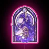 RGB Neon Art Piece Inspired by Mainspring Guild Raiden Shogun