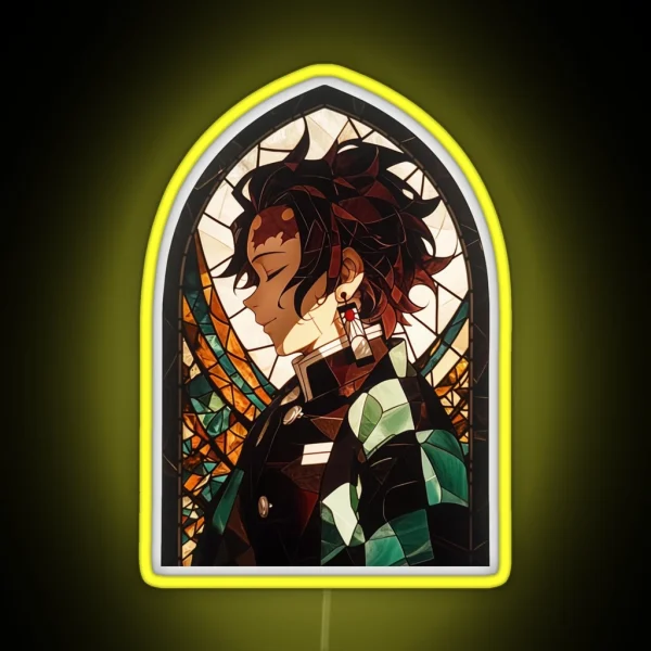 Stained Glass Water Slayer RGB Neon Sign
