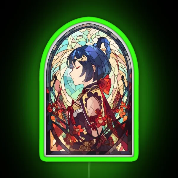 Stained Glass Xiangling RGB Neon Sign