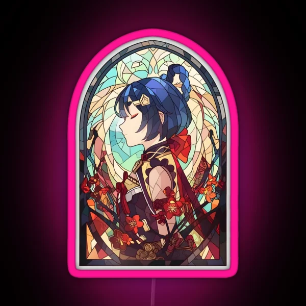 Stained Glass Xiangling RGB Neon Sign