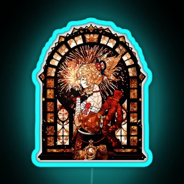 Stained Glass Yoimiya RGB Neon Sign
