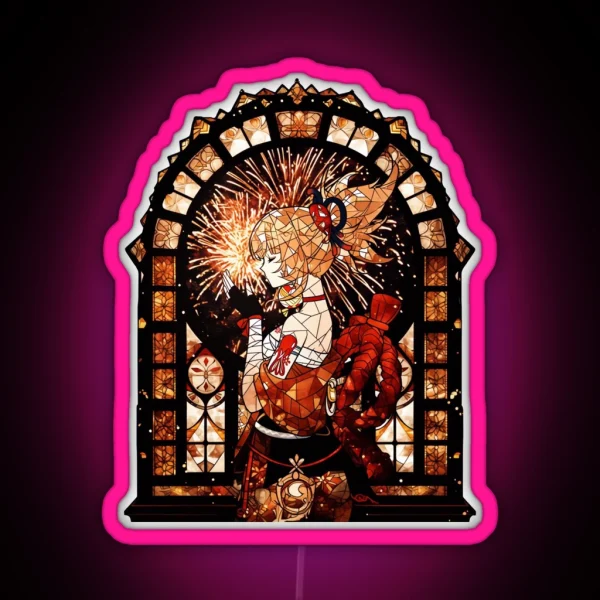 Stained Glass Yoimiya RGB Neon Sign