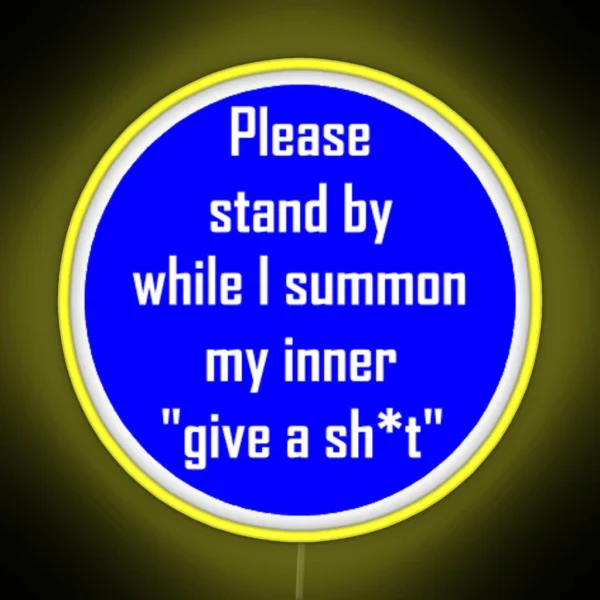 STAND BY RGB Neon Sign