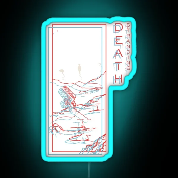 Standing Tripping RGB Neon Sign