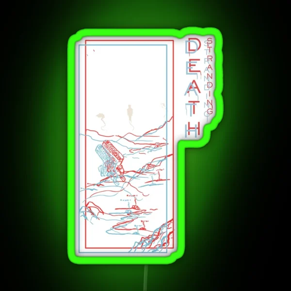 Standing Tripping RGB Neon Sign