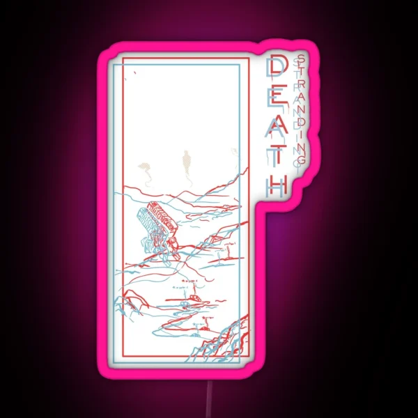 Standing Tripping RGB Neon Sign