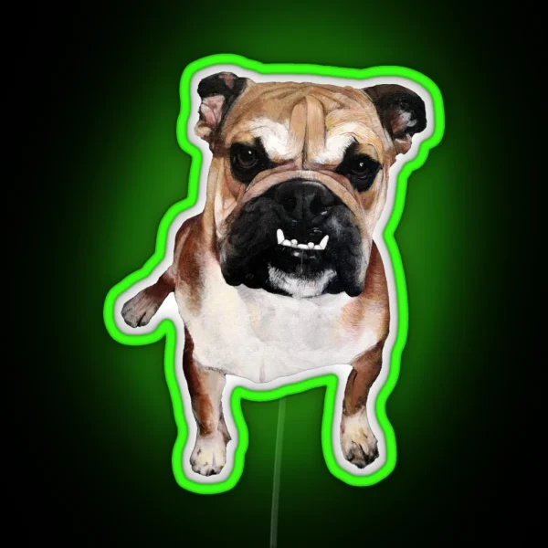 Stanley The Bulldog RGB Neon Sign