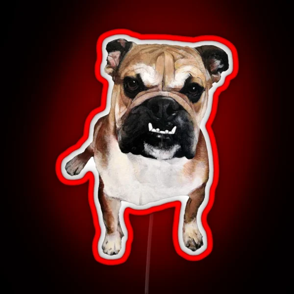 Stanley The Bulldog RGB Neon Sign