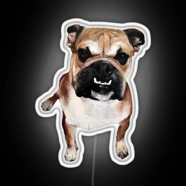 Stanley The Bulldog RGB Neon Sign