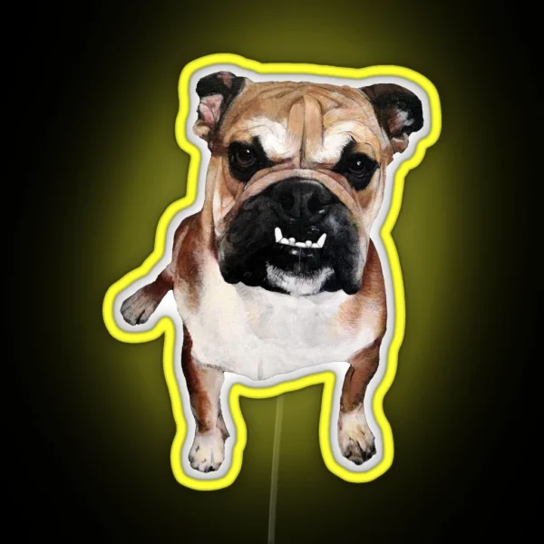 Stanley The Bulldog RGB Neon Sign