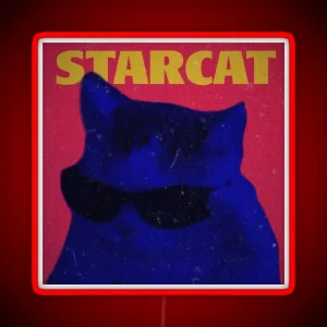 Star Cat RGB Neon Sign