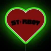 Color-changing Starboy RGB LED neon light decoration for bedroom interior
