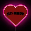 Customizable RGB LED light art display for The Weeknd fans