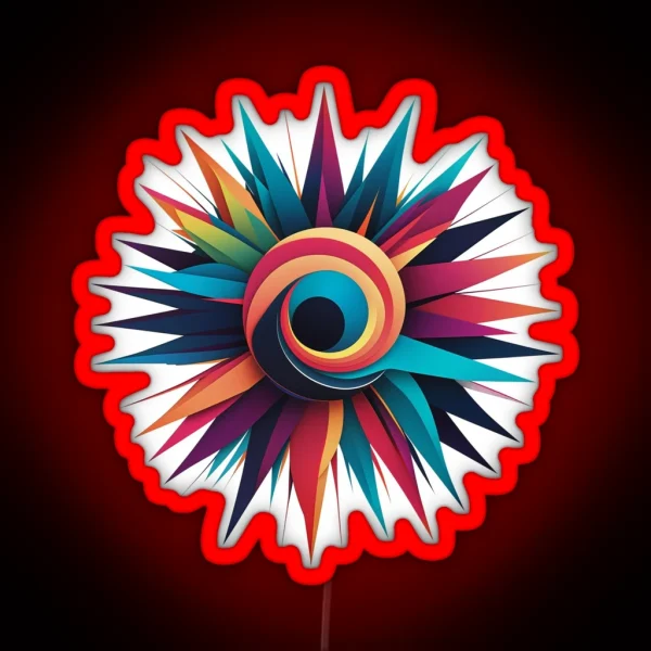 Starburst Creative Chaos RGB Neon Sign
