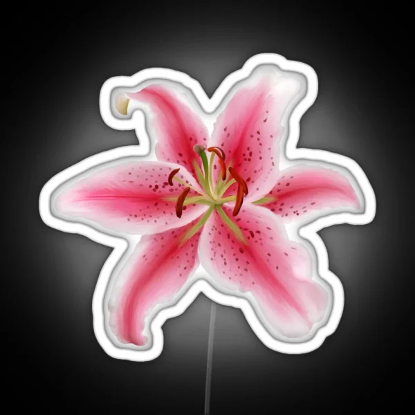 Stargazer Lily RGB Neon Sign