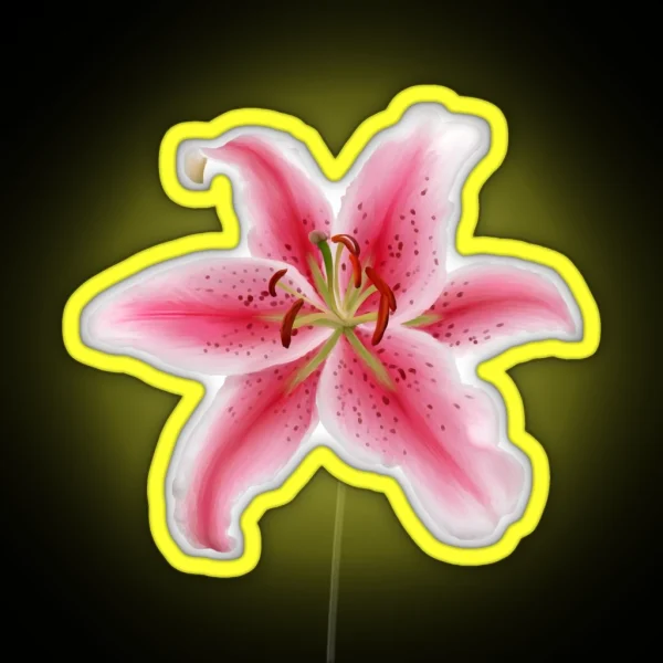 Stargazer Lily RGB Neon Sign