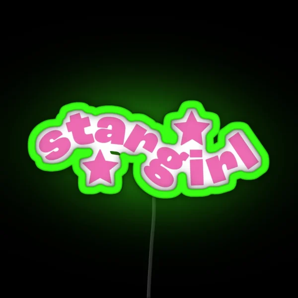 Stargirl Pink RGB Neon Sign