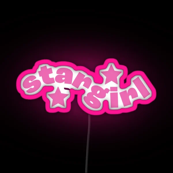 Stargirl Pink RGB Neon Sign
