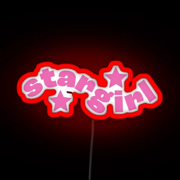 Stargirl Pink RGB Neon Sign