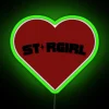 Whimsical Stargirl inspired neon sign with vibrant RGB colorful glow