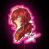 Vibrant Diluc LED Sign for Genshin Impact Fans Decorative Room Accents
