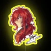 Diluc RGB Neon LED Sign for Genshin Impact Fans Decorations