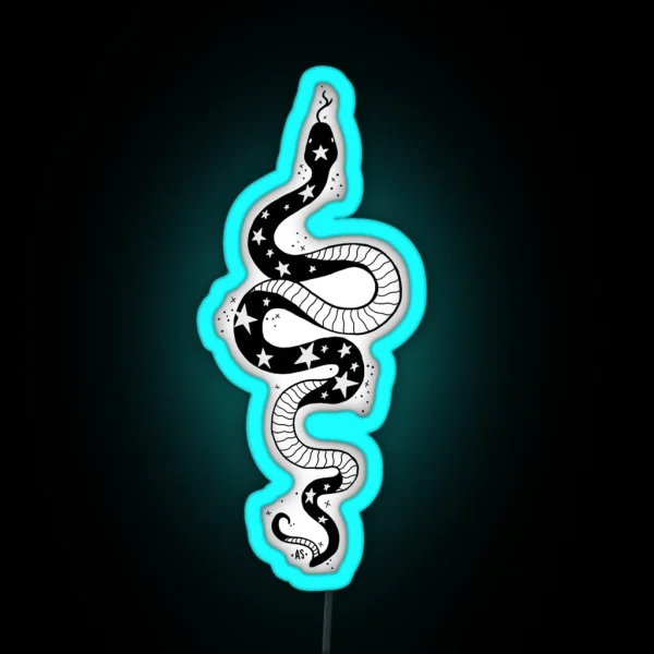 Starry Snake Led RGB Neon Sign