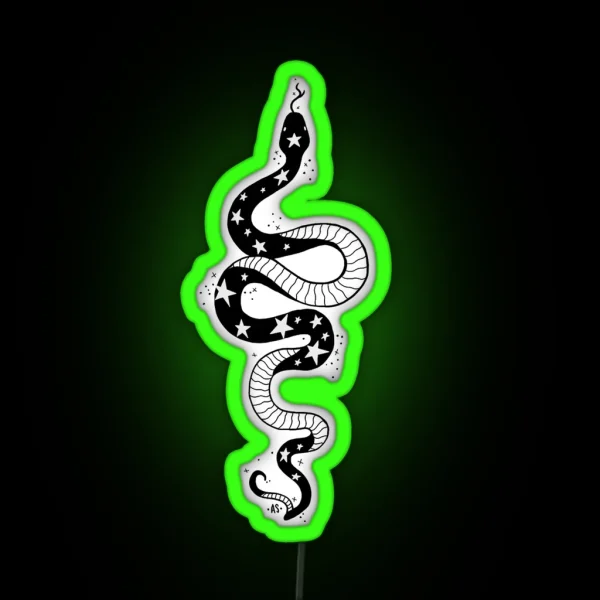 Starry Snake Led RGB Neon Sign