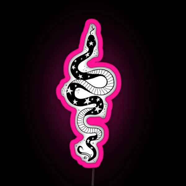 Starry Snake Led RGB Neon Sign