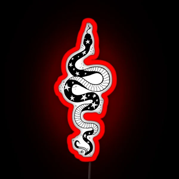 Starry Snake Led RGB Neon Sign