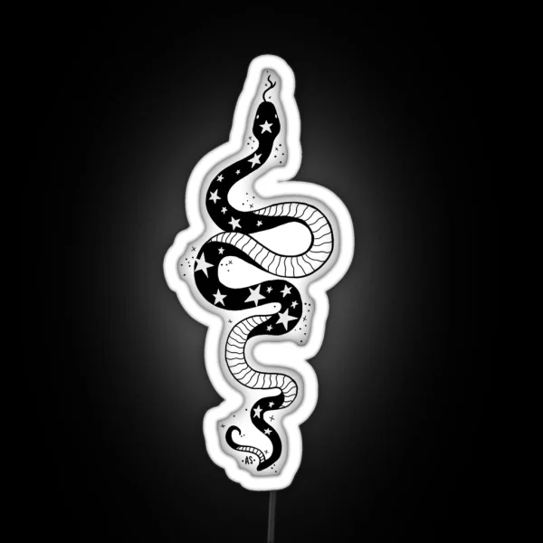 Starry Snake Led RGB Neon Sign