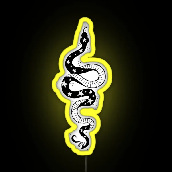 Starry Snake Led RGB Neon Sign