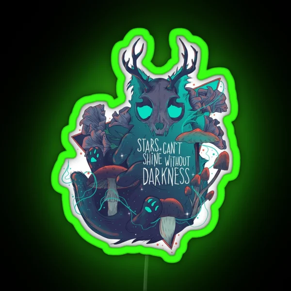 Stars Can T Shine Without Darkness RGB Neon Sign