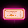 RGB Neon Canvas Sign for Stars Hollow Autumn Festival Tickets