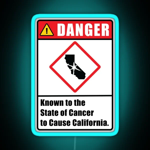 State Of Cancer RGB Neon Sign