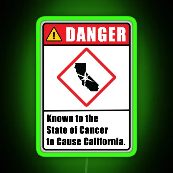 State Of Cancer RGB Neon Sign