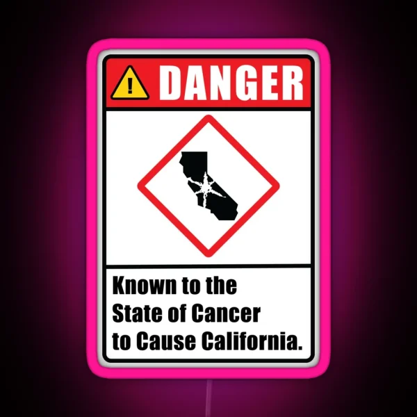 State Of Cancer RGB Neon Sign