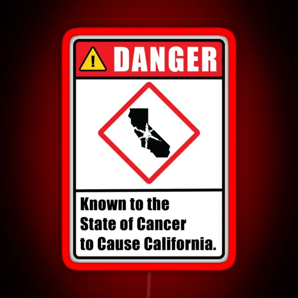 State Of Cancer RGB Neon Sign