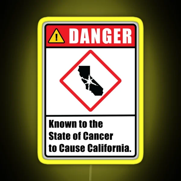 State Of Cancer RGB Neon Sign