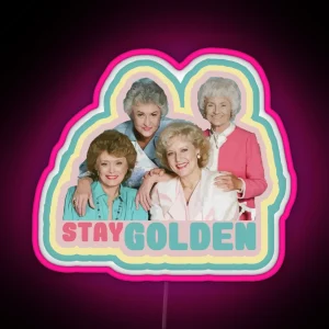 Stay Golden RGB Neon Sign