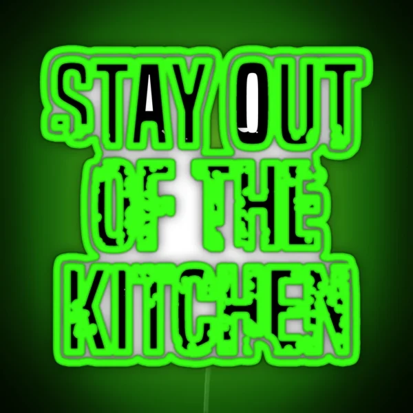 Stay Out Of The Kitchen RGB Neon Sign