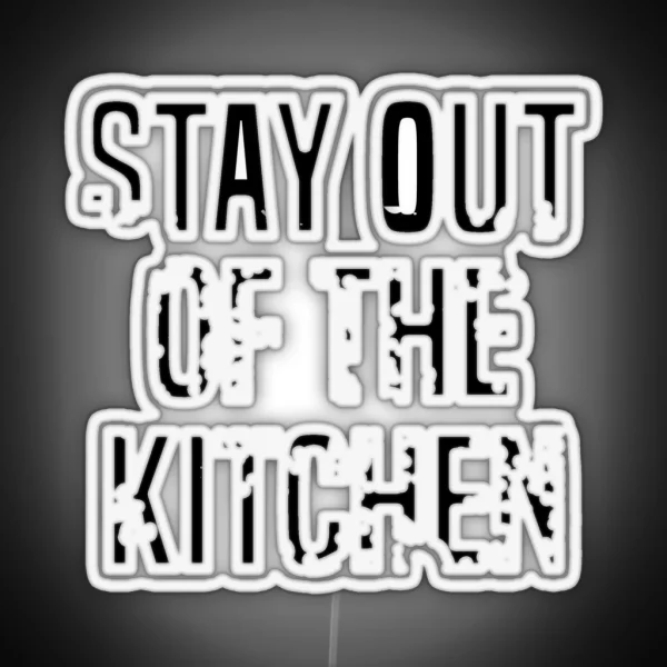 Stay Out Of The Kitchen RGB Neon Sign