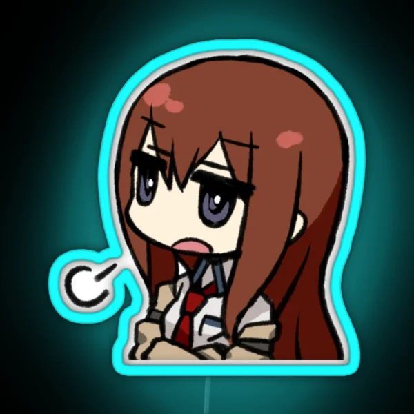 Steins Gate Kurisu Led RGB Neon Sign