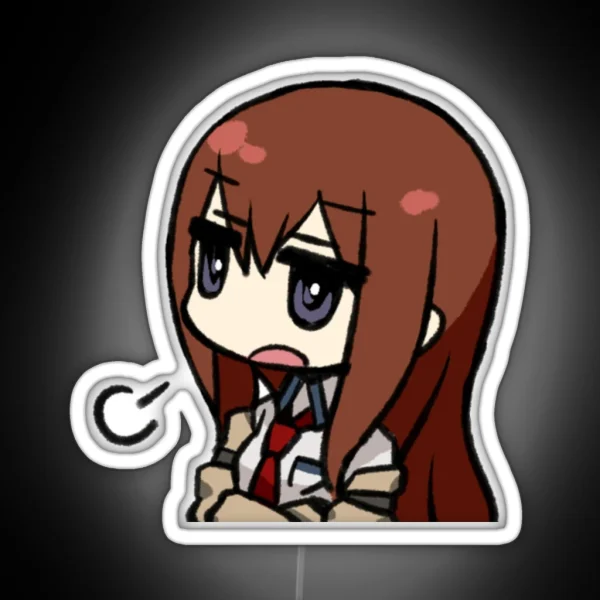 Steins Gate Kurisu Led RGB Neon Sign