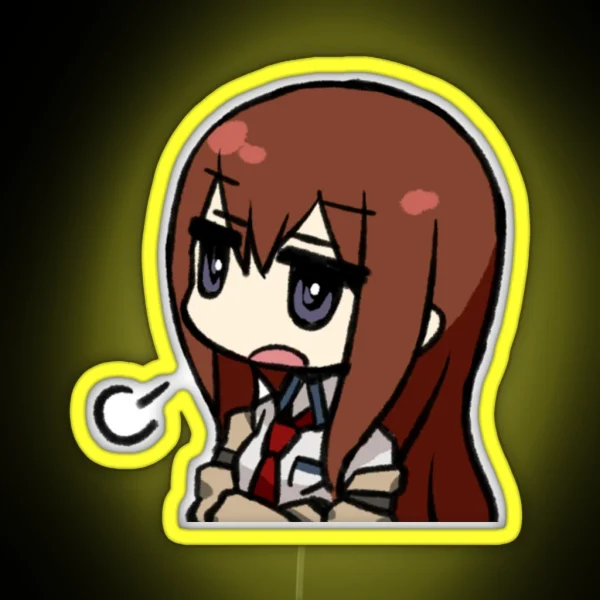 Steins Gate Kurisu Led RGB Neon Sign